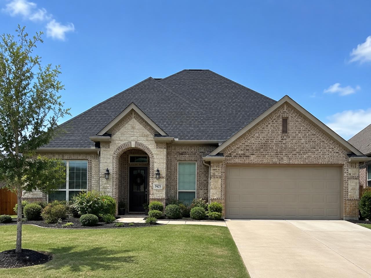 Roofing project example
